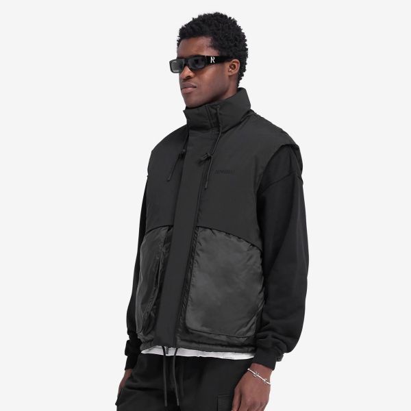 Represent Layered Puffer Zwart
