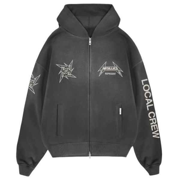 Represent Metallica 40 Year Anniversary Vest Zwart