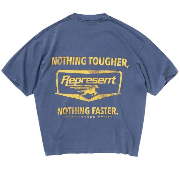 Represent Nothing Faster T-shirt Blauw