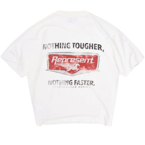 Represent Nothing Faster T-shirt Wit