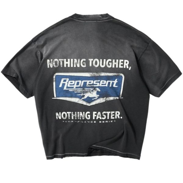 Represent Nothing Faster T-shirt Zwart