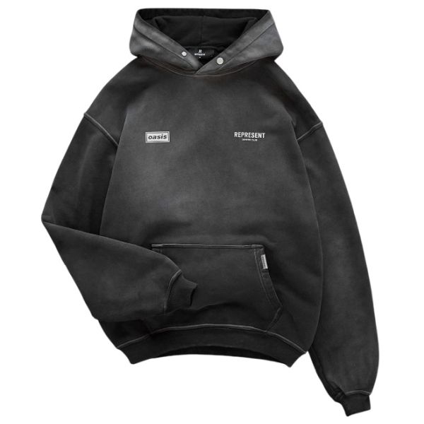 Represent X Oasis Owners Club Hoodie Zwart