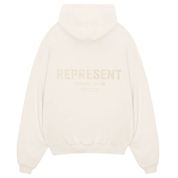 Represent Owners Club Hoodie Off White