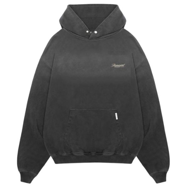 Represent Owners Club Script Hoodie Antraciet