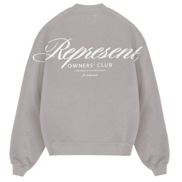 Represent Owners Club Script Sweater Grijs