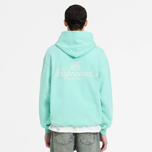 Represent Permanent Vacation Hoodie Mint