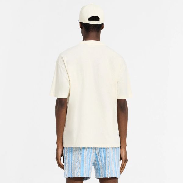 Represent Permanent Vacation Pocket T-shirt Off White
