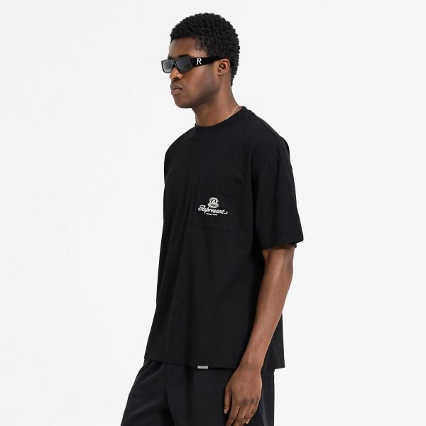 Represent Permanent Vacation Pocket T-shirt Zwart