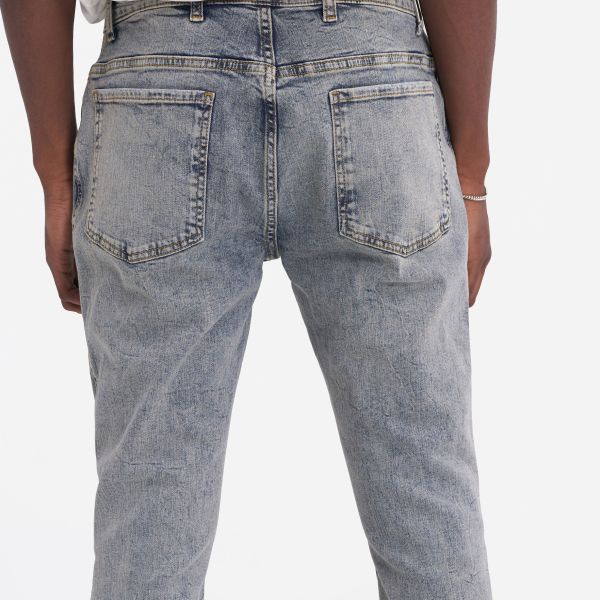 Represent R1 Destroyer Denim Jeans Licht Blauw