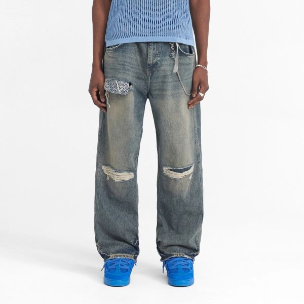 Represent R3D Destroyer Baggy Jeans Blauw