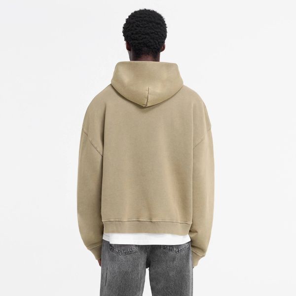 Represent Rep Applique Hoodie Beige