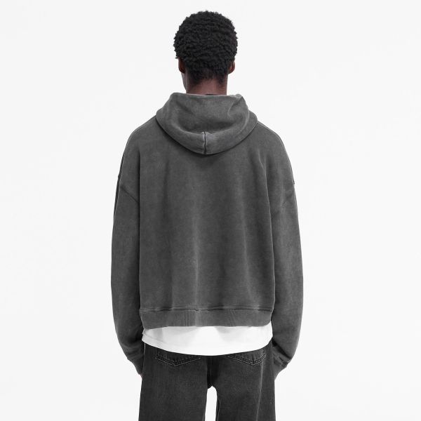 Represent Rep Applique Hoodie Zwart