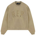 Represent Rep Applique Sweater Beige