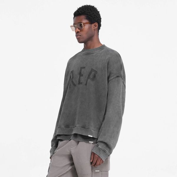 Represent Rep Applique Sweater Zwart