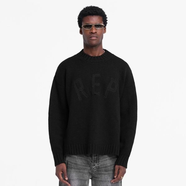 Represent Rep Knit Sweater Zwart