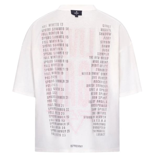 Represent Reversible Living Legacy Falcon T-shirt Off White