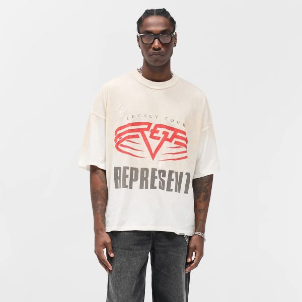 Represent Reversible Living Legacy Falcon T-shirt Off White