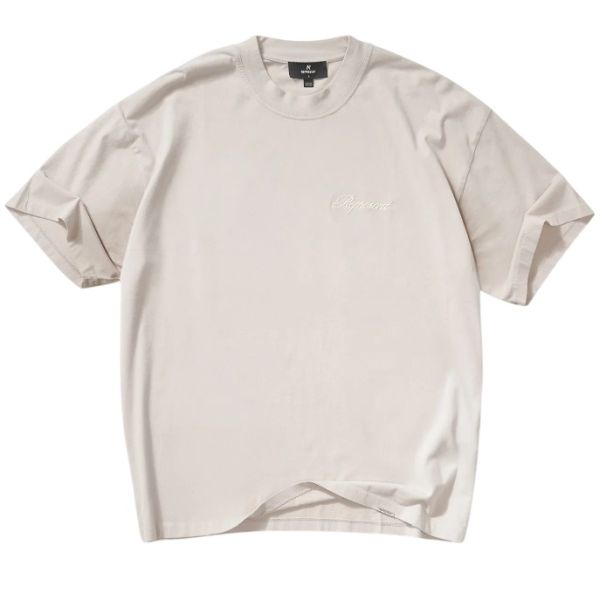 Represent Script Logo T-shirt Grijs