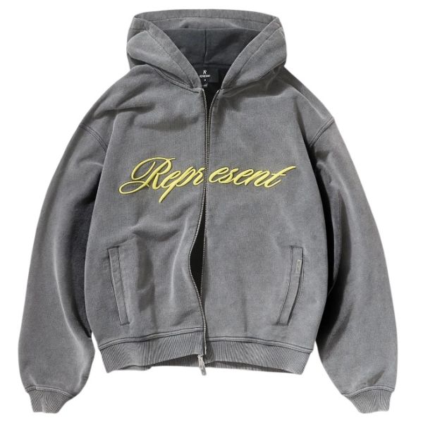 Represent Script Logo Vest Antraciet