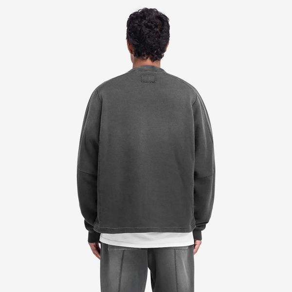 Represent Stepped Hem Sweater Zwart