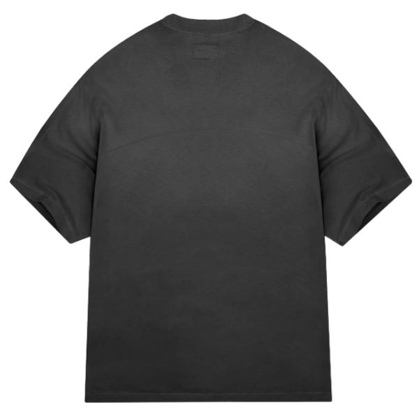 Represent Stepped Hem T-shirt Zwart