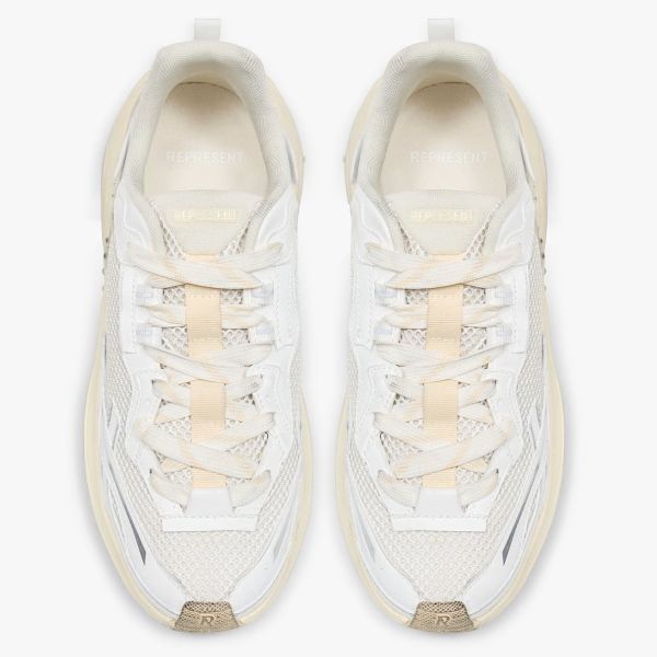 Represent Storm-Torn Sneaker Off White
