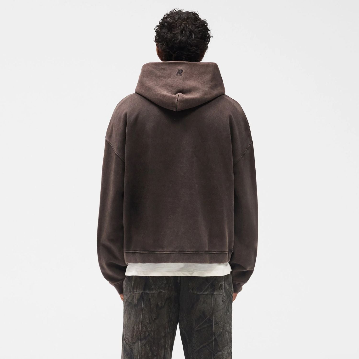 Represent Initial Boxy Hoodie Bruin