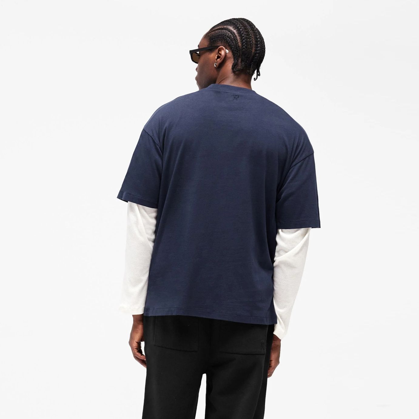 Represent Initial Oversized T-shirt Navy