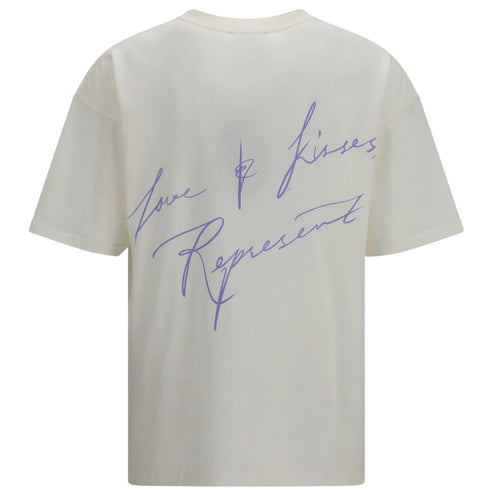 Represent Love And Kisses T-shirt Weiß