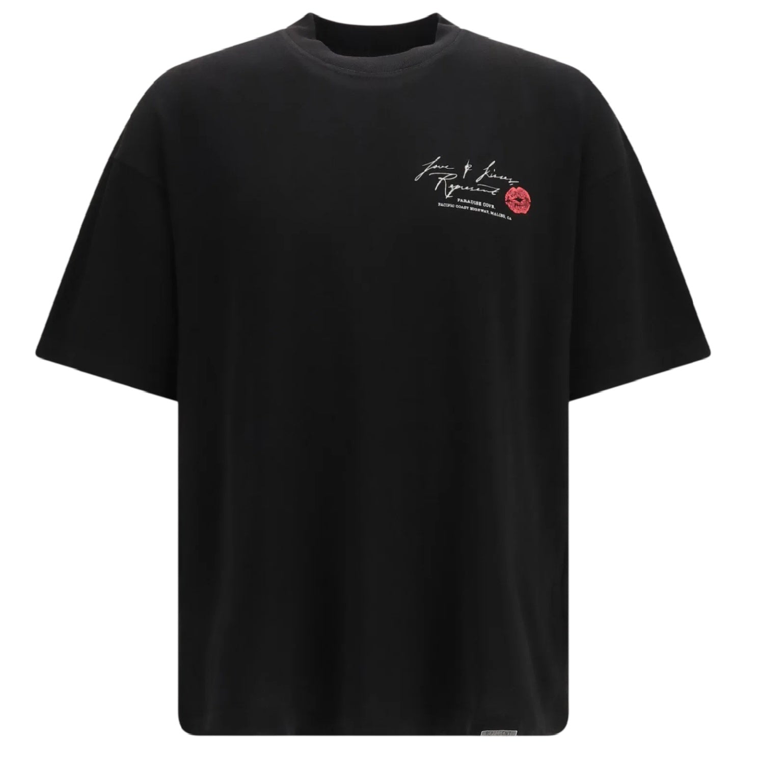Represent Love And Kisses T-shirt Zwart