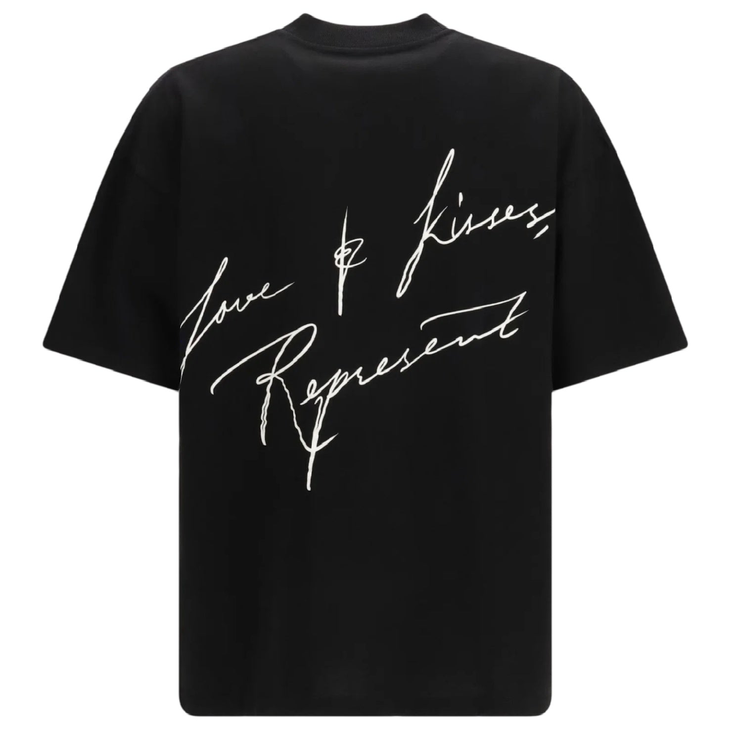 Represent Love And Kisses T-shirt Zwart