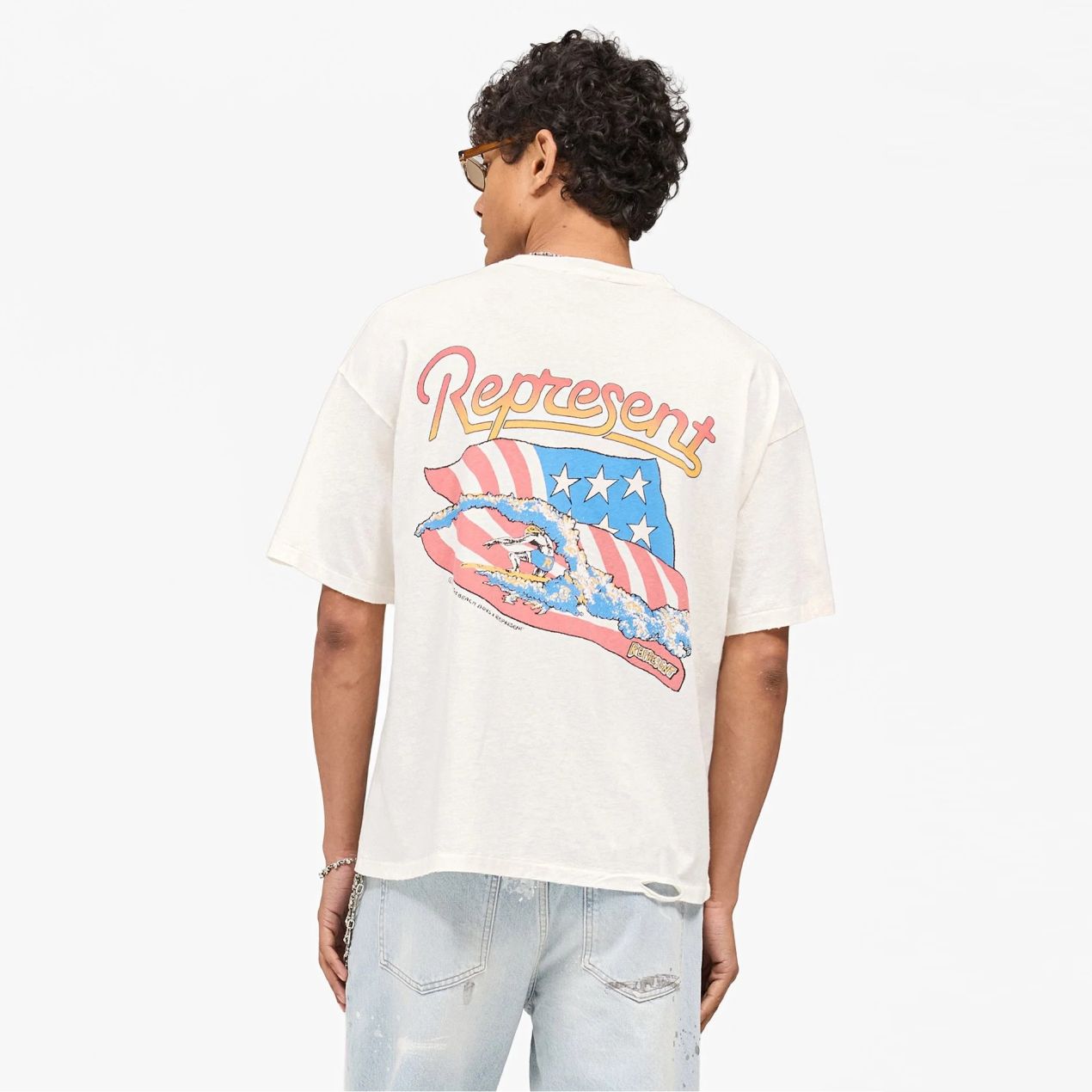 Represent Beach Boys Americas Band T-shirt Wit