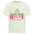 Rhude East Hampton Crest T-shirt Off White