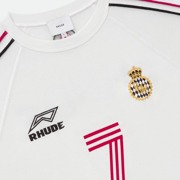 Rhude Lundun Soccer Jersey Wit