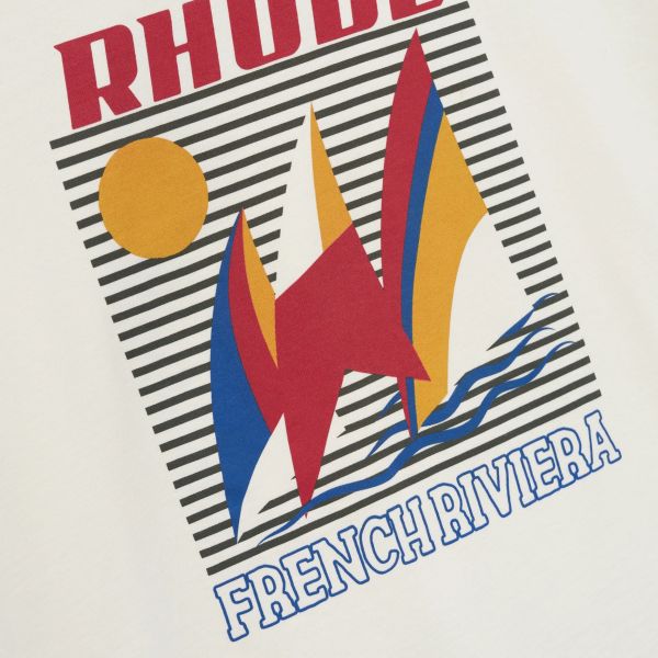 Rhude Poster T-shirt Off White