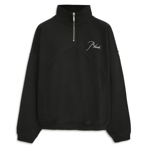 Rhude Quarter Zip Sweater Zwart