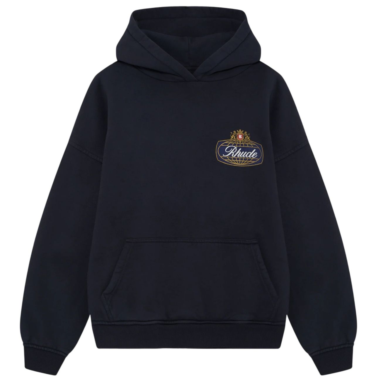 Rhude Safari Crest Hoodie Zwart