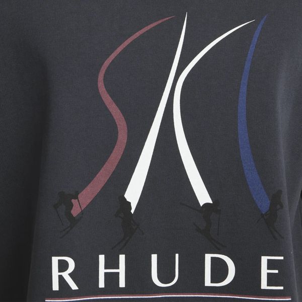 Rhude Ski Slope T-shirt Zwart
