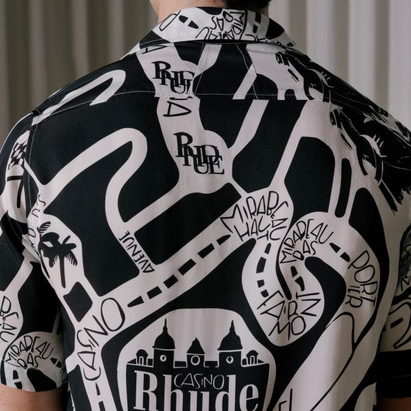 Rhude StradaSilk Zomerset Zwart/Wit