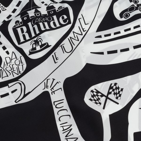 Rhude StradaSilk Zomerset Zwart/Wit