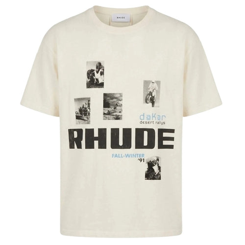 Rhude Winter 91 Rallye T-shirt Off White