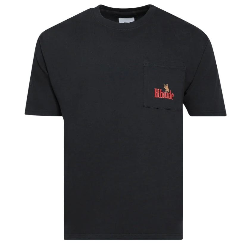 Rhude American Spirit Pocket T-shirt Zwart