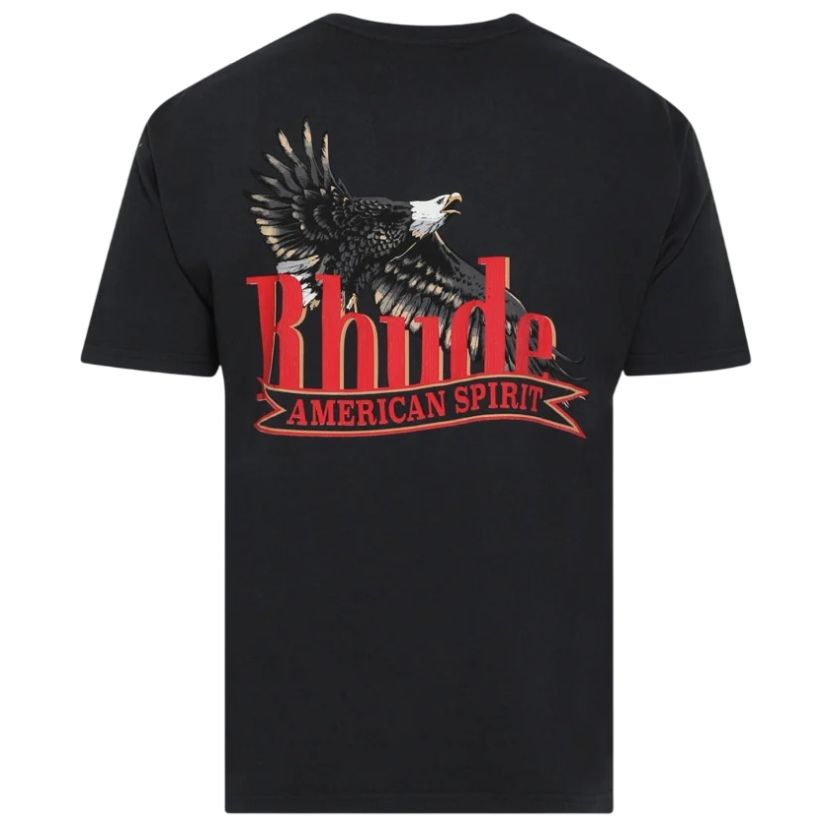 Rhude American Spirit Pocket T-shirt Zwart