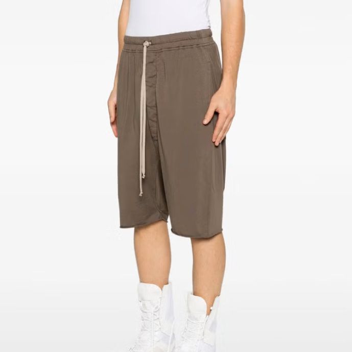 Rick Owens DRKSHDW Drawstring Pods Korte Broek Bruin