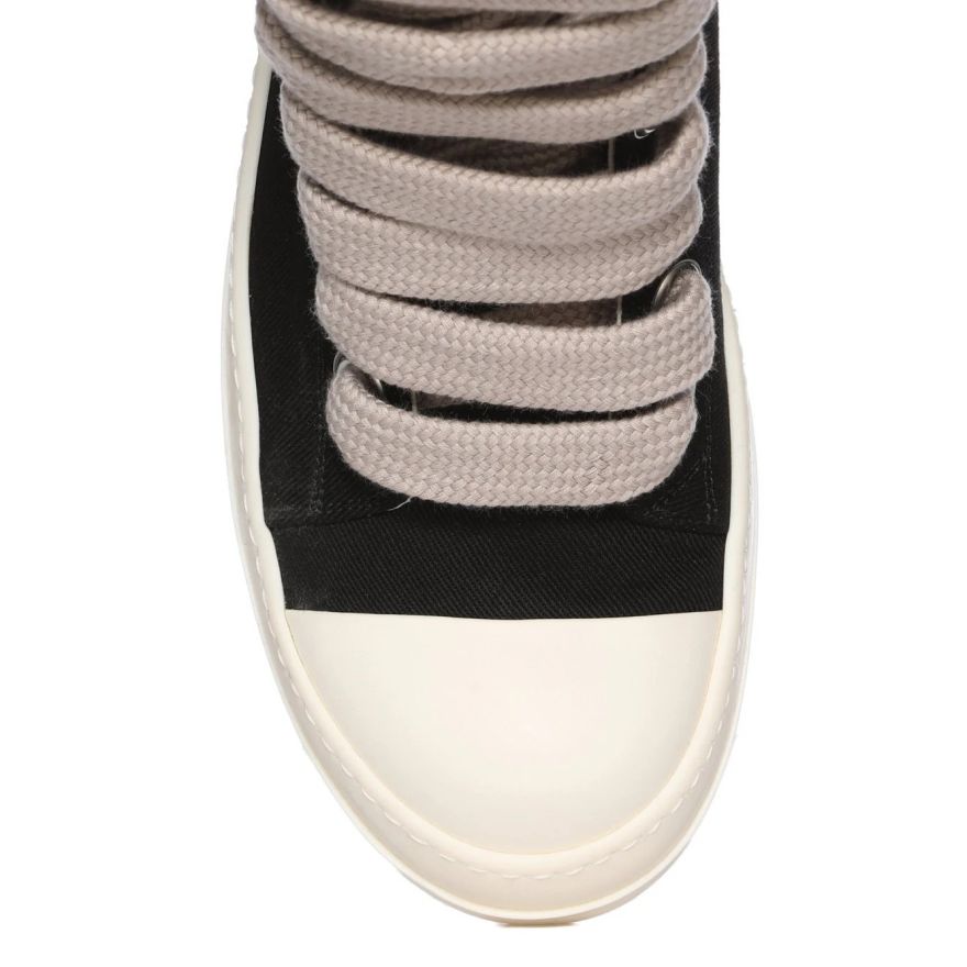 Rick Owens DRKSHDW Jumbolace High Sneaker Zwart
