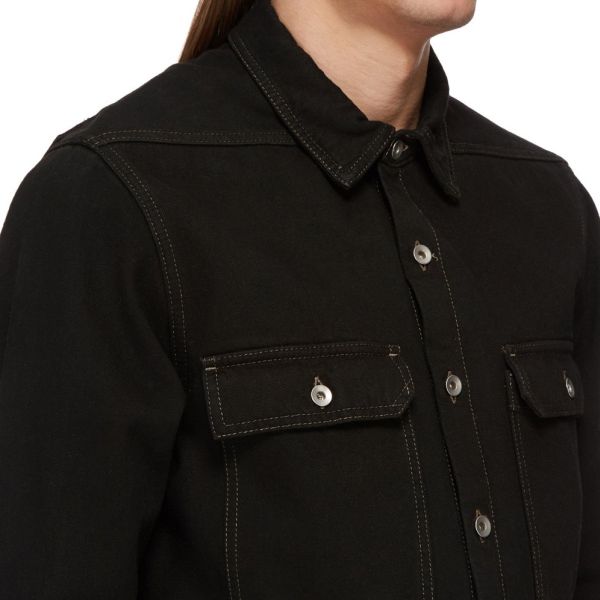 Rick Owens DRKSHDW Overshirt Zwart