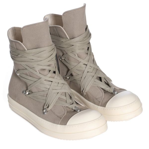 Rick Owens DRKSHDW Megalace Sneaker Beige
