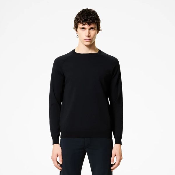 Roberto Ricci Designs Amos Round Knit Sweater Navy