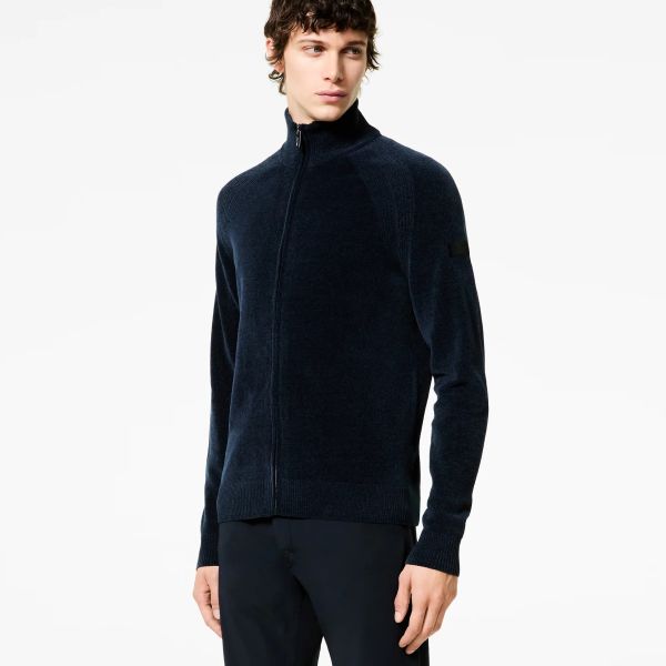 Roberto Ricci Designs Velvet Knit Vest Navy