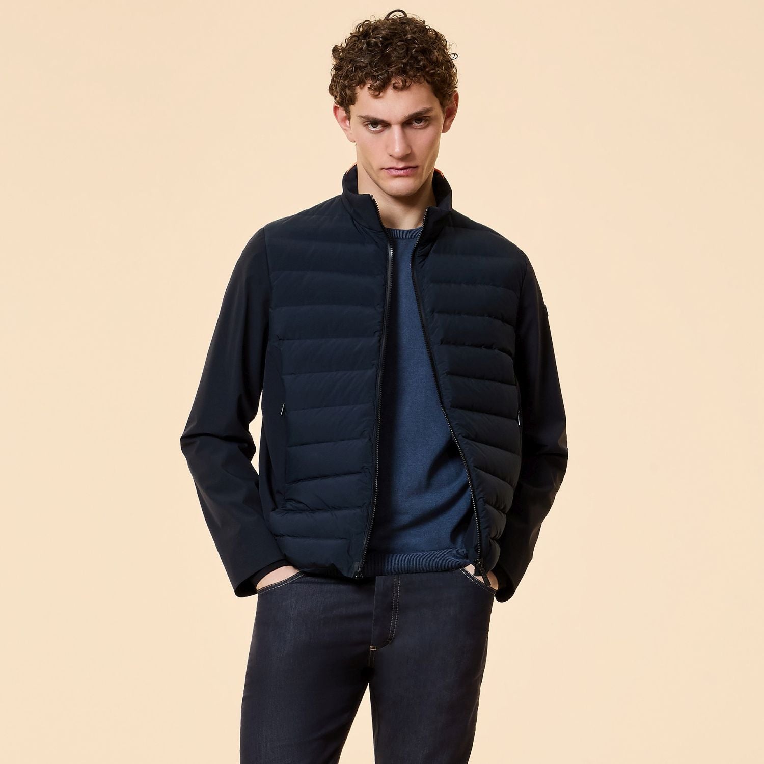 Roberto Ricci Designs Summer Superrduck Hybrid Jas Navy